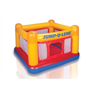 lot 6049 image: Intex Inflatable Jump-O-Lene Playhouse Trampoline Bounce House for Kids Ages 3 and up