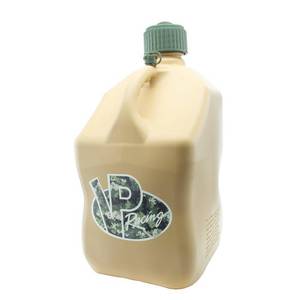 lot 6075 image: VP Racing 5 Gallon Motorsport Racing Fuel Container Utility Jug Gas Can, Tan