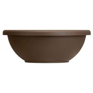 lot 6082 image: Myers-itml-akro Mils 22inch Chocolate Garden Bowl GAB22000E21