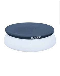 lot 6099 image: Intex 10 Easy Set Swimming Pool Debris Vinyl Cover Tarp 28021E
