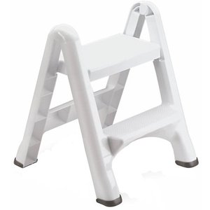 lot 6111 image: Rubbermaid Folding 2-Tier Step Stool