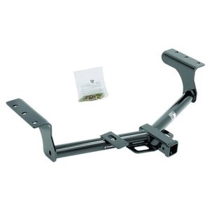 lot 6123 image: Draw-Tite Class III Round Tube Max-Frame Hitch Receiver with 2 Opening