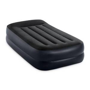 lot 6196 image: Intex Dura-Beam 16.5 in. Twin Pil Low Rest Raised Air Bed