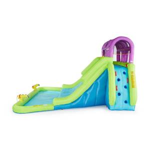 lot 6271 image: Kahuna Mega Blast Inflatable Backyard Kiddie Pool and Slide Water Park