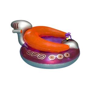 lot 6334 image: Swimline - Inflatable UFO Lounge Chair with Squirt Gun