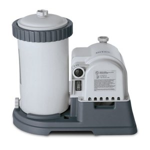 lot 6339 image: Intex Krystal Clear 2500 GPH Swimming Pool Filter Cartridge Pump With Timer