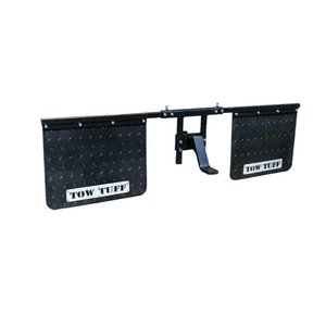lot 6348 image: Tow Tuff TTF-2418AMF Universal Mounts Mud Flaps for Towing