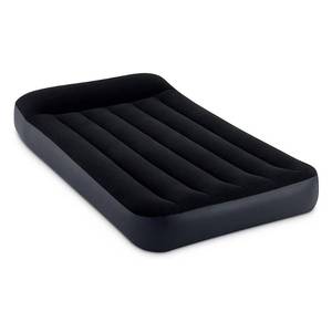 lot 6362 image: Intex Twin Dura Pillow Rest Classic Blow Up Mattress Air Bed with Built In Pump
