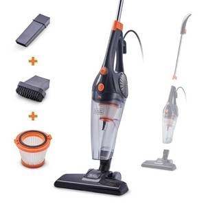 lot 6370 image: BlackDecker - Dry Corded 3-in-1 Stick Vacuum - Orange