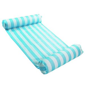 lot 6379 image: Comfy Floats Hammock Float - White Striped Unisex for Kids and Adults