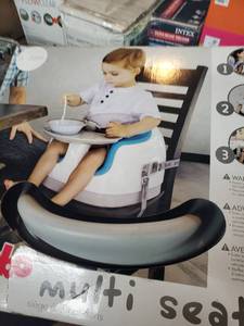 lot 6381 image: Bumbo Multi Seat Grey