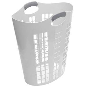 lot 6406 image: VM MP LLC Easy Carry Flex 87 l White Plastic Dirty Clothes Laundry Hamper