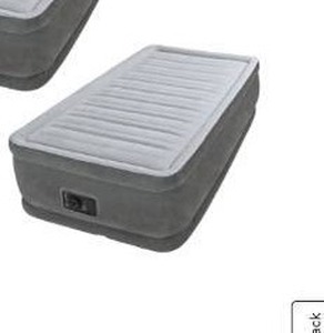 lot 6433 image: Intex Dura Beam 16 in Air Mattress, with Built-in Pump KING