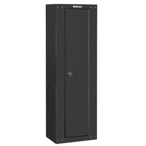 lot 6453 image: Stack-On GCB-8RTA Steel 8-Gun Ready to Assemble Security Cabinet, Black