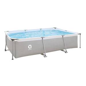 lot 6458 image: Jleisure - Above Ground Rectangular Steel Frame Swimming Pool