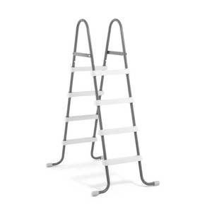 lot 6460 image: Intex Steel Frame Above Ground Swimming Pool Ladder for 48 Wall Height Pools