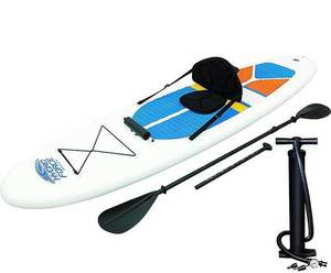 lot 6461 image: Bestway - Hydro-Force Inflatable Stand Up Paddle Board SUP & Kayak - White