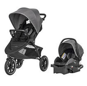 lot 6472 image: Evenflo Folio3 Stroll & Jog Travel System, Avenue