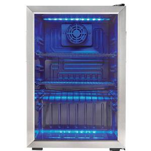 lot 6473 image: Danby - 95-Can Beverage Cooler - Stainless steel