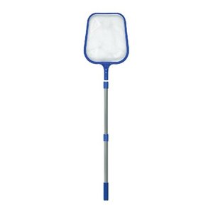 lot 6497 image: HydroTools 4 Telescopic Leaf Debris Spa Swimming Pool Skimmer Maintenance Net