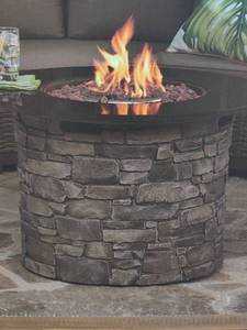 lot 55236 image: Allen Roth Stacked Stone Fire Pit