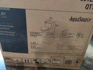 lot 55242 image: Aquasource Colby standard height toilet
