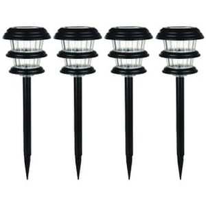 lot 55292 image: Portfolio 4-Path Light Black LED Path Light Kit