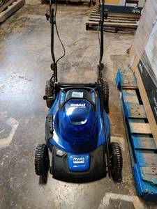 lot 55299 image: Kobalt 40V Max Self Propelled Lawnmower (tested, works)