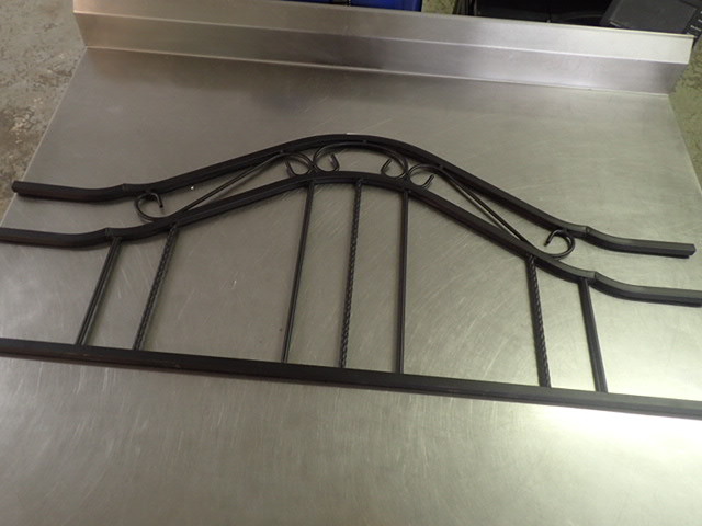 lot 6584 image: Hillsdale Metal Framed Head Board
