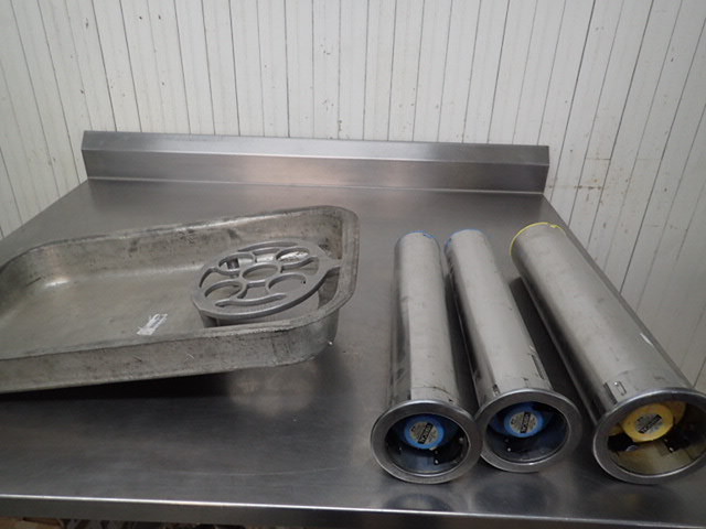lot 8147 image: Lot of Three Cup Dispensers and Grinder Hopper