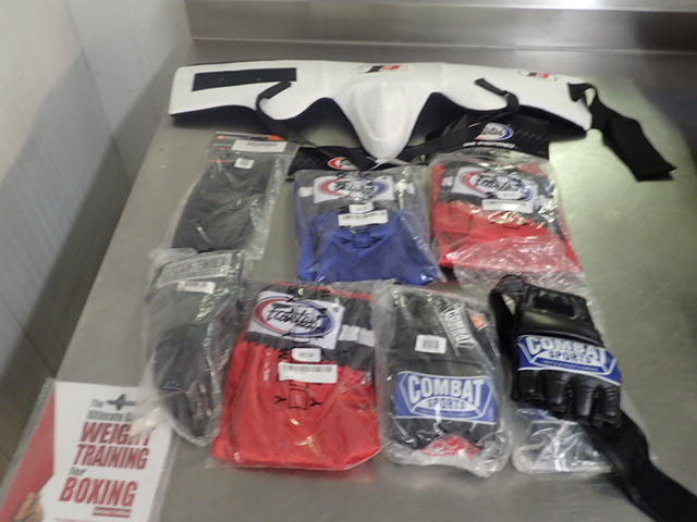 lot 8176 image: Large Lot of MMA and Boxing Goods