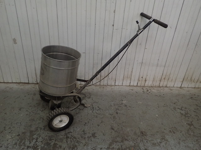 lot 8184 image: Spyker Stainless Seed Spreader