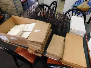 lot 7119 image: Misc. Paper Goods and Table Displays