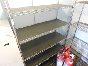 lot 7126 image: Wire Shelving