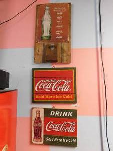 lot 7175 image: Misc. Coca Cola Wall Decor