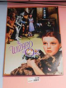 lot 7178 image: Metal Wizard of Oz Wall Decor