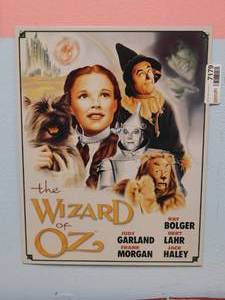 lot 7179 image: Metal Wizard of Oz Wall Decor