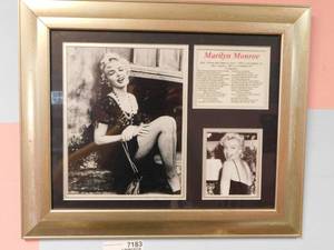 lot 7183 image: Marylin Monroe Decor