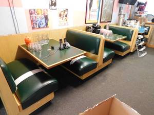 lot 7188 image: Lot of Booths and Wall Mount Tables