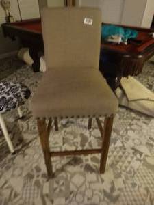lot 1478 image: Padded bar stool
