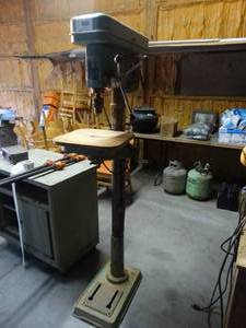 lot 1503 image: All trade 12 speed floor model drill press