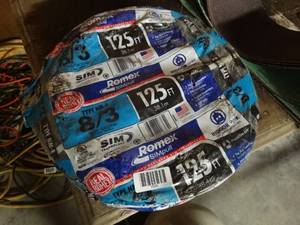 lot 1528 image: 83 romex wire roll