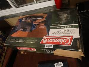 lot 1566 image: Coleman propane stove