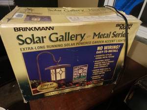 lot 1568 image: Solar Gallery outdoor light kit