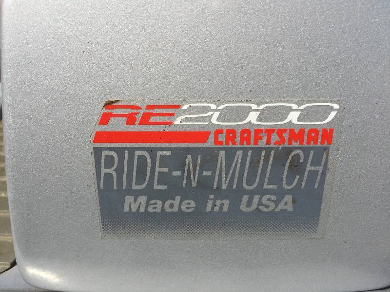 Craftsman re2000 best sale