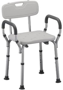lot 2453 image: Nova Bath Chair, Saftey Chair with Back