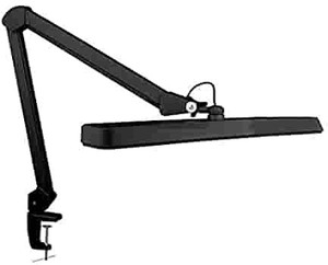 lot 2509 image: (2021 Model) Neatfi XL 2,500 Lumens LED Task Lamp with Clamp, 30W Super Bright Desk Lamp, 162 Pcs SMD LED, 22 Inches Wide Lamp, Table Clamp LED Light, Eye-Caring LED Lamp (Black)
