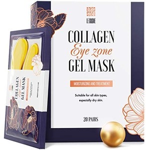 lot 30437 image: Under Eye Patches - 24K Gold Under Eye Mask Anti-Aging Hyaluronic Acid Collagen Under Eye Pads Reducing Dark Circles & Wrinkles Treatment Gel Bags