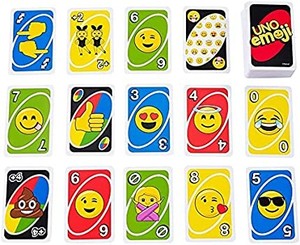 lot 30451 image: UNO Emojis Edition Card Game