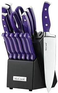 lot 40212 image: McCook FDA Stainless Steel Kitchen Knife Set